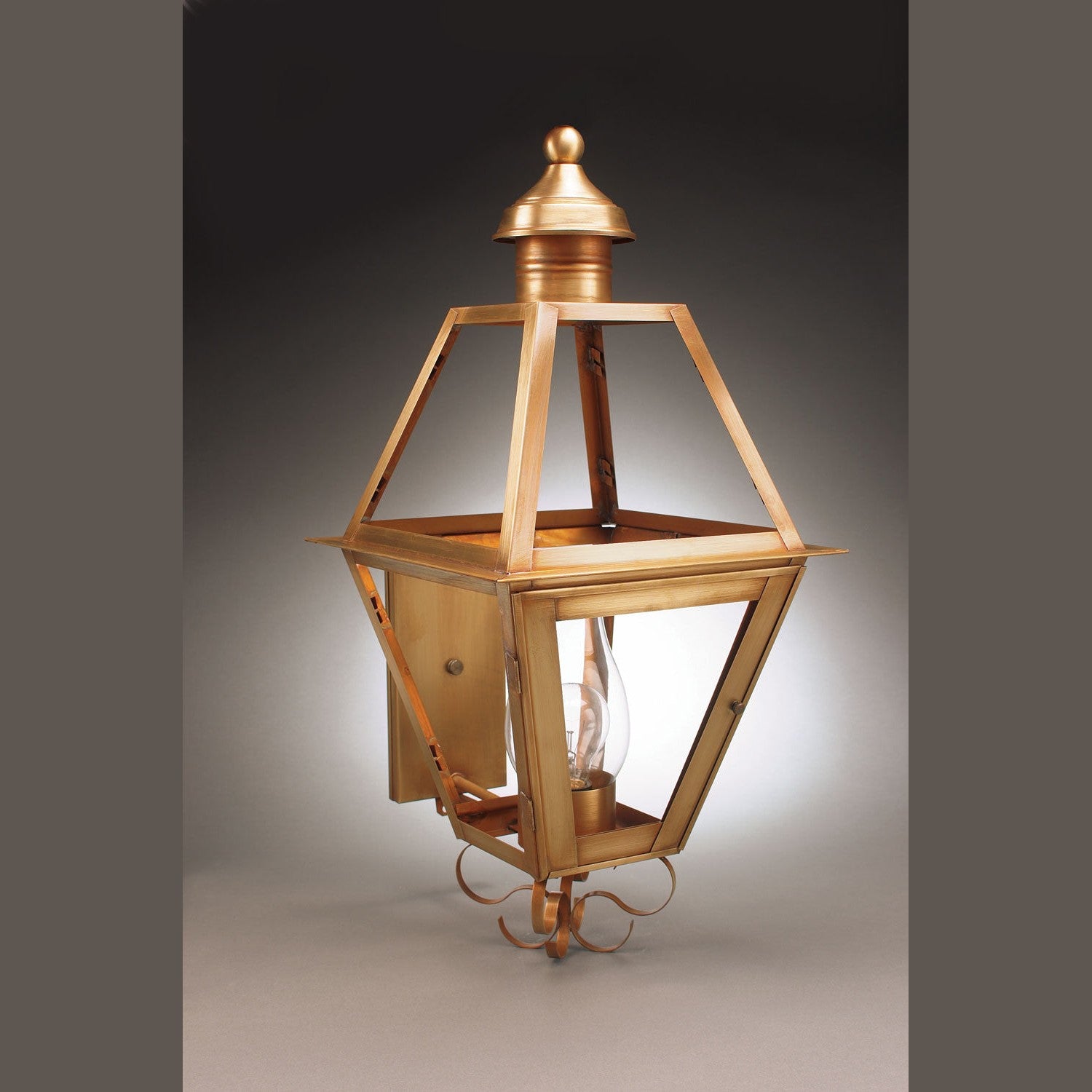 Northeast Lantern - 1061-DAB-CIM-CLR - One Light Wall Mount - Boston - Dark Antique Brass