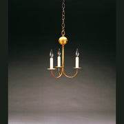 Northeast Lantern - 903-AB-LT3 - Three Light Hanging Lantern - Chandelier - Antique Brass