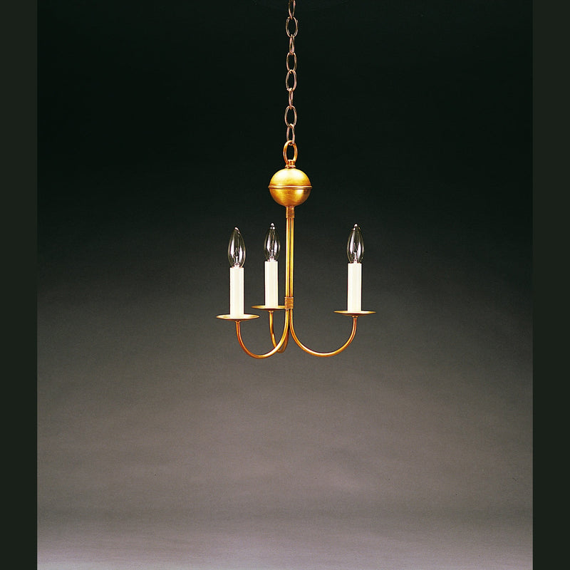 Northeast Lantern - 903-AB-LT3 - Three Light Hanging Lantern - Chandelier - Antique Brass