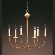 Northeast Lantern - 906-AB-LT6 - Six Light Hanging Lantern - Chandelier - Antique Brass
