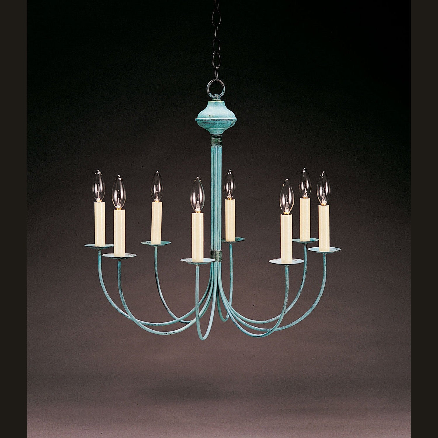 Northeast Lantern - 908-VG-LT8 - Eight Light Chandelier - Chandelier - Verdi Gris