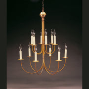 Northeast Lantern - 912-AB-LT12 - 12 Light Hanging Fixture - Chandelier - Antique Brass