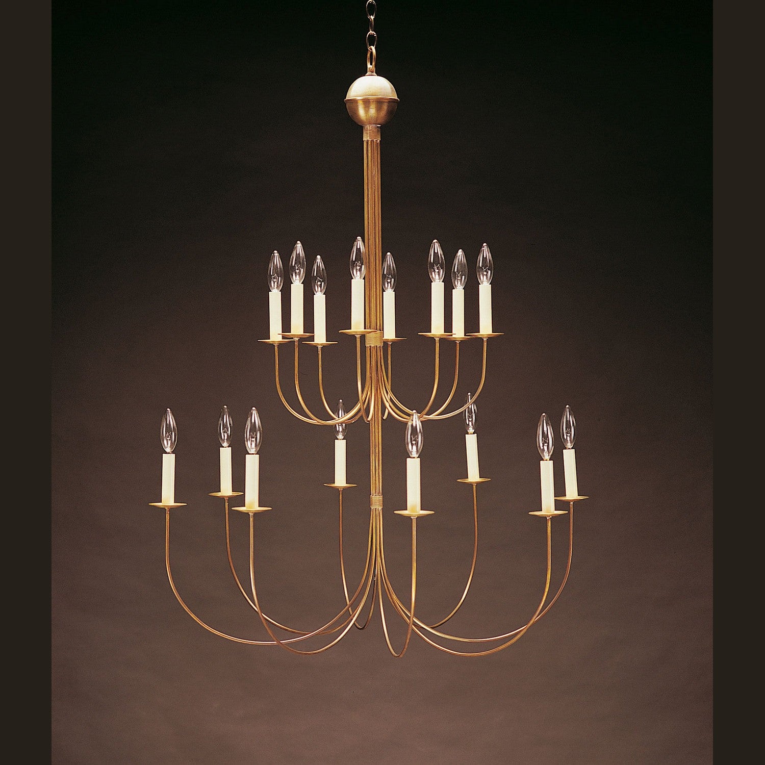 Northeast Lantern - 916-AB-LT16 - 16 Light Hanging Fixture - Chandelier - Antique Brass