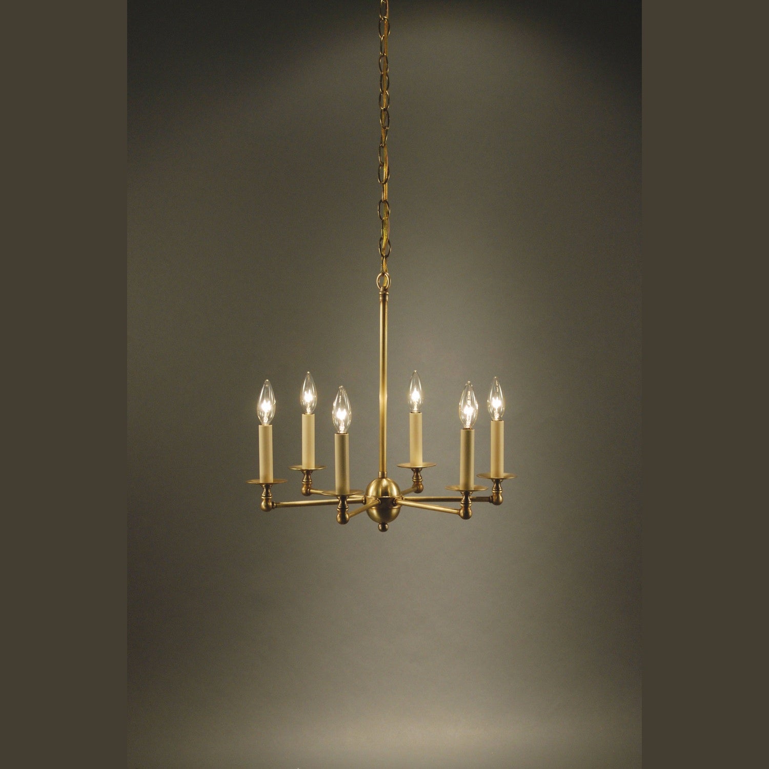 Northeast Lantern - 935-AB-LT6 - Six Light Hanging Lantern - Chandelier - Antique Brass