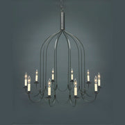 Northeast Lantern - 939-DB-LT10 - Ten Light Hanging Lantern - Chandelier - Dark Brass