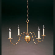 Northeast Lantern - 949-AB-LT4 - Four Light Hanging Lantern - Chandelier - Antique Brass