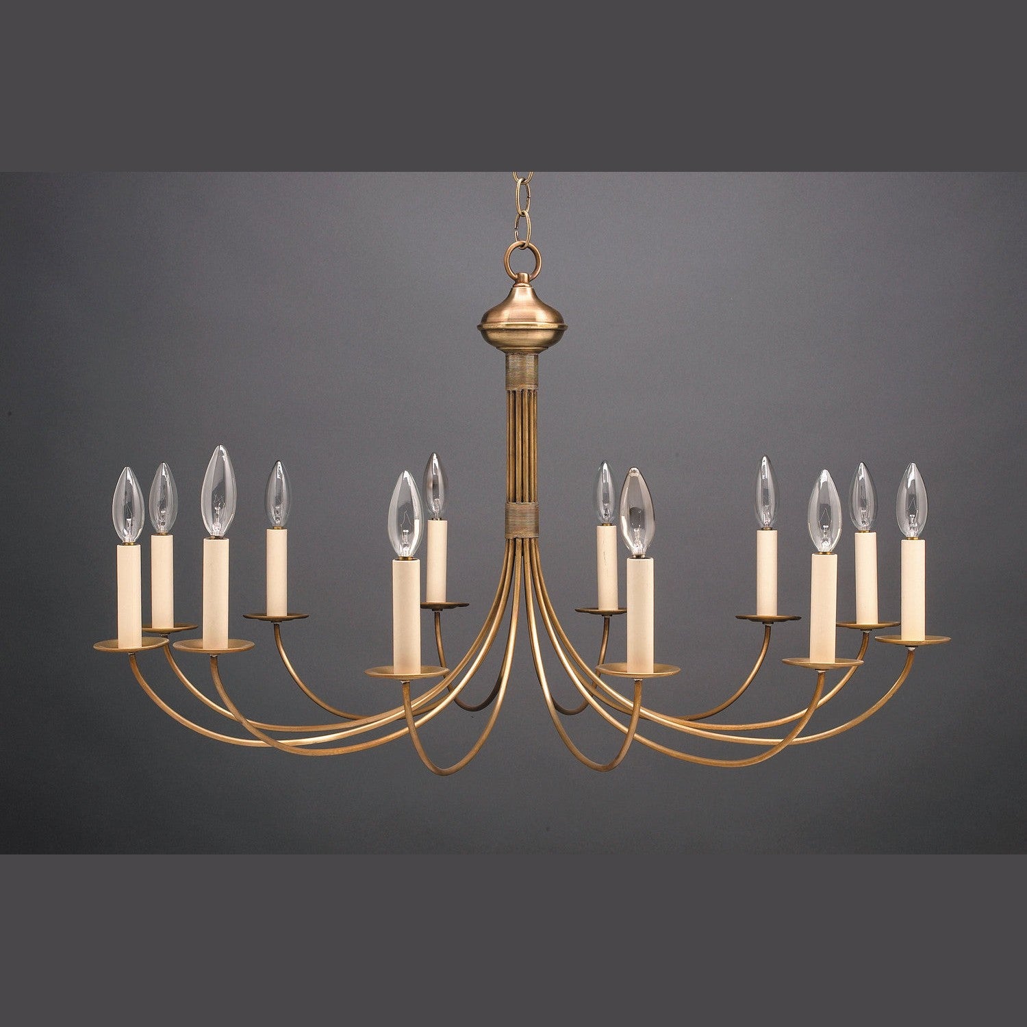 Northeast Lantern - 952-AB-LT12 - 12 Light Hanging Lantern - Chandelier - Antique Brass