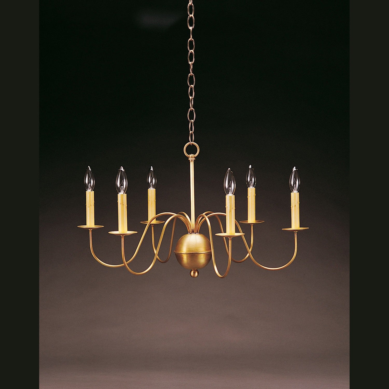 Northeast Lantern - 969-AB-LT6 - Six Light Hanging Lantern - Chandelier - Antique Brass