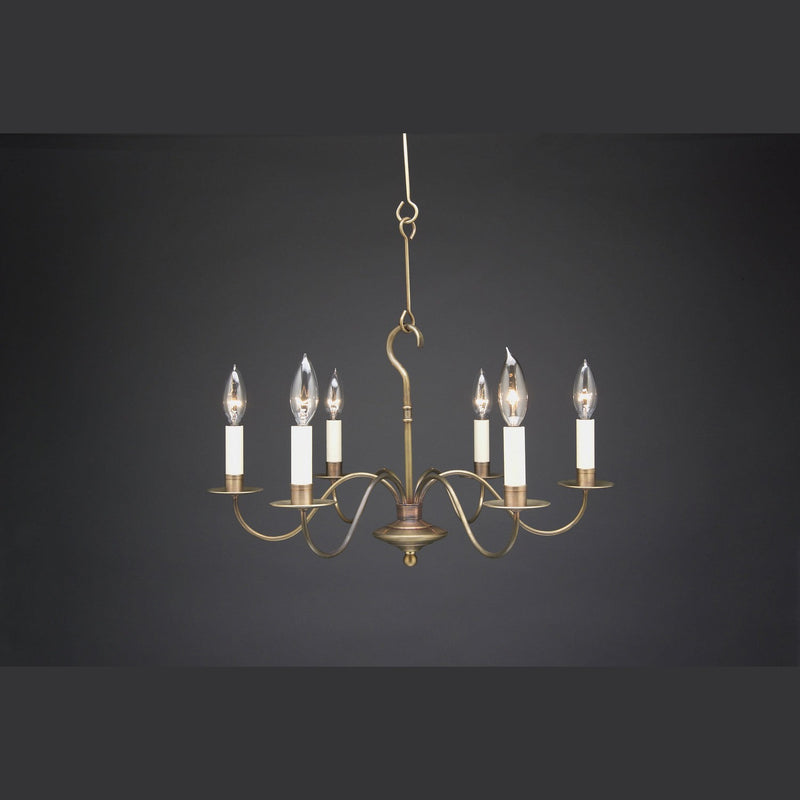 Northeast Lantern - 982-DAB-LT6 - Six Light Hanging Lantern - Chandelier - Dark Antique Brass