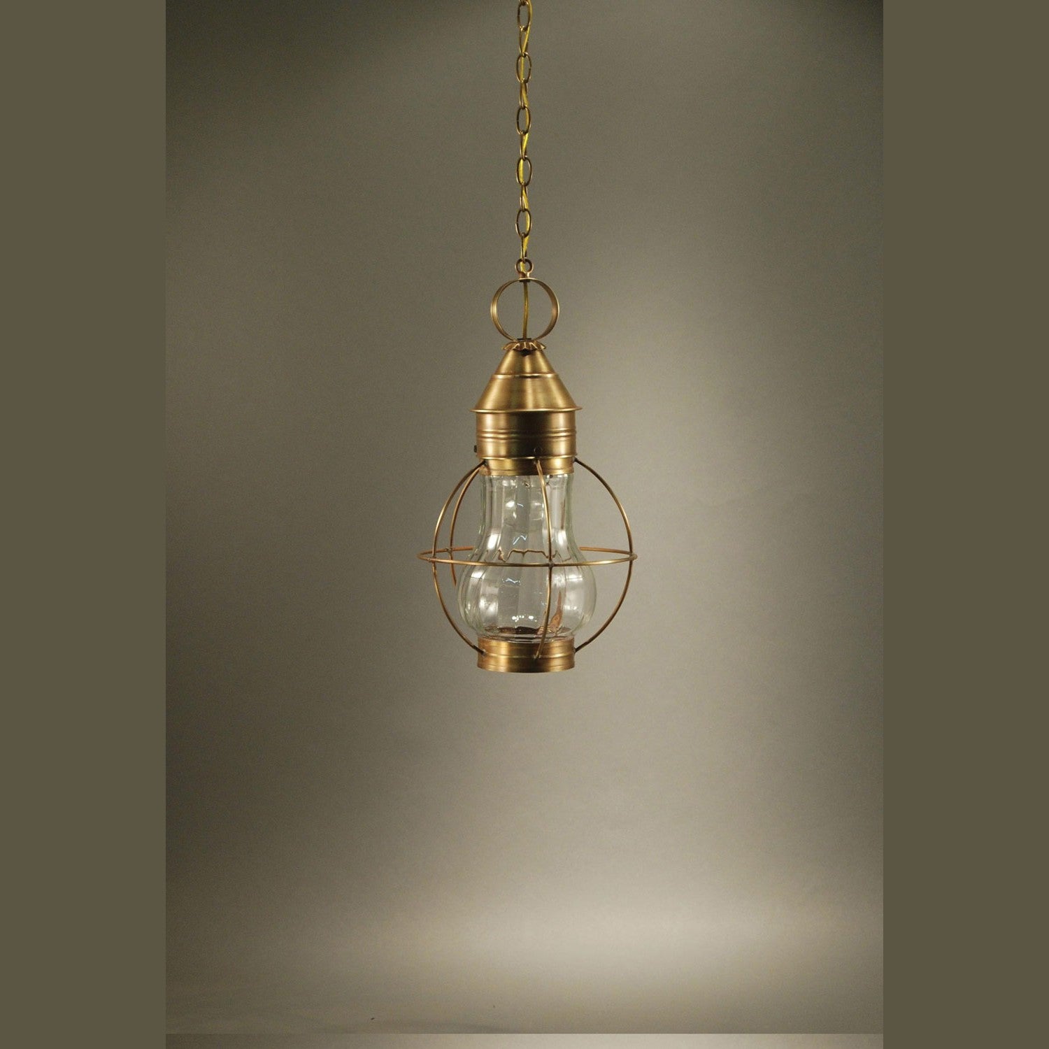 Northeast Lantern - 2732-AB-MED-OPT - One Light Hanging Lantern - Bosc - Antique Brass