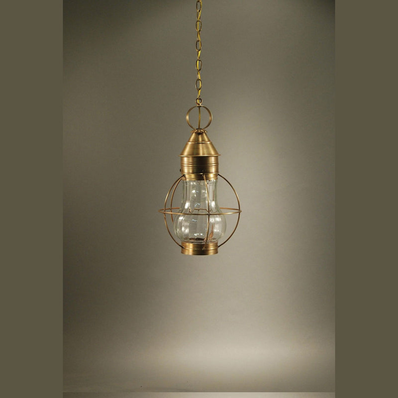 Northeast Lantern - 2732-AB-MED-OPT - One Light Hanging Lantern - Bosc - Antique Brass