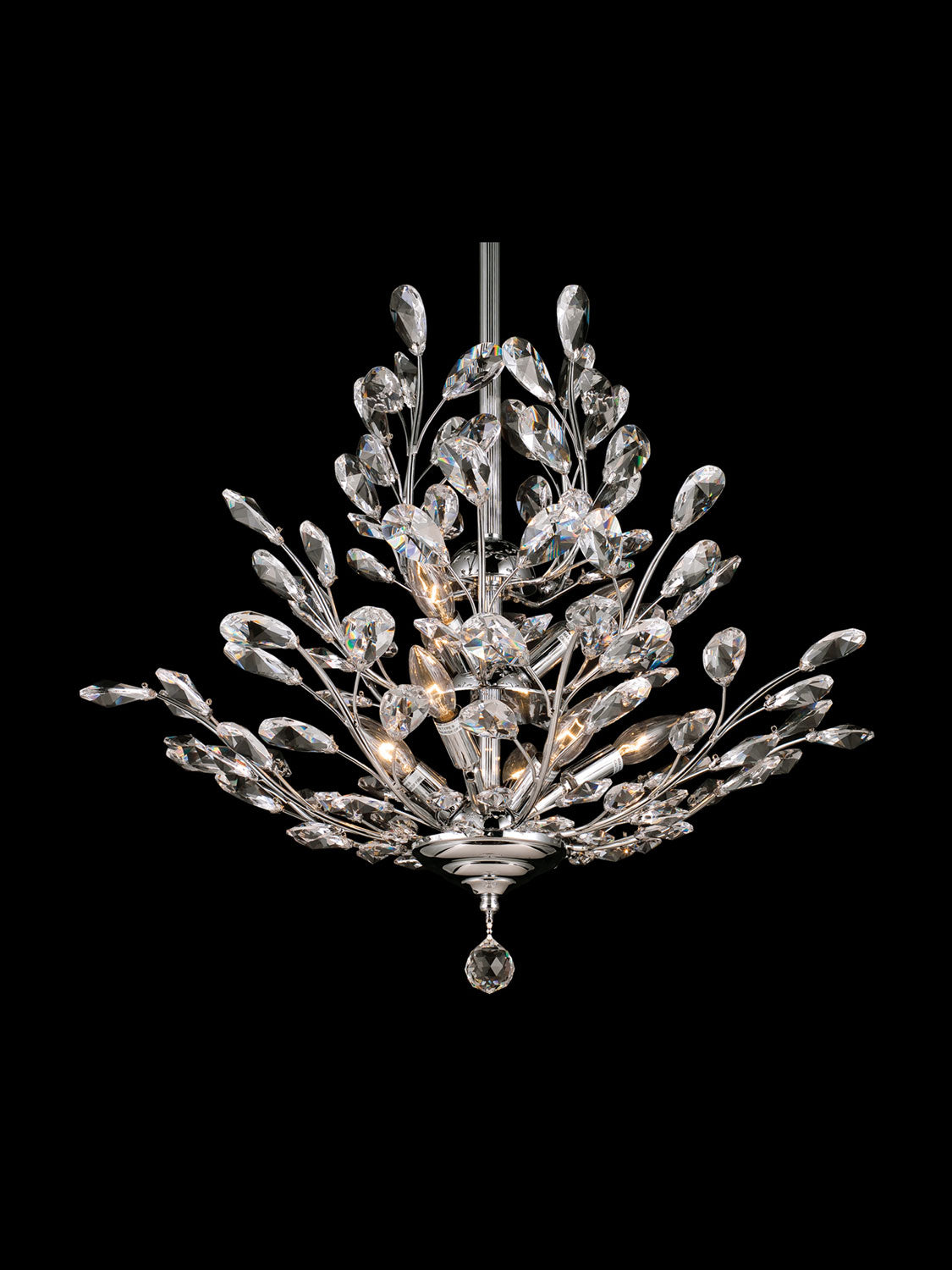 Dale Tiffany - GH90289 - Nine Light Chandelier - Monaco - Polished Chrome