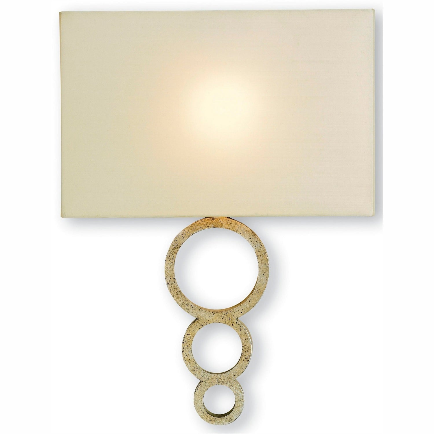 Currey and Company - 5906 - One Light Wall Sconce - Silver Granello