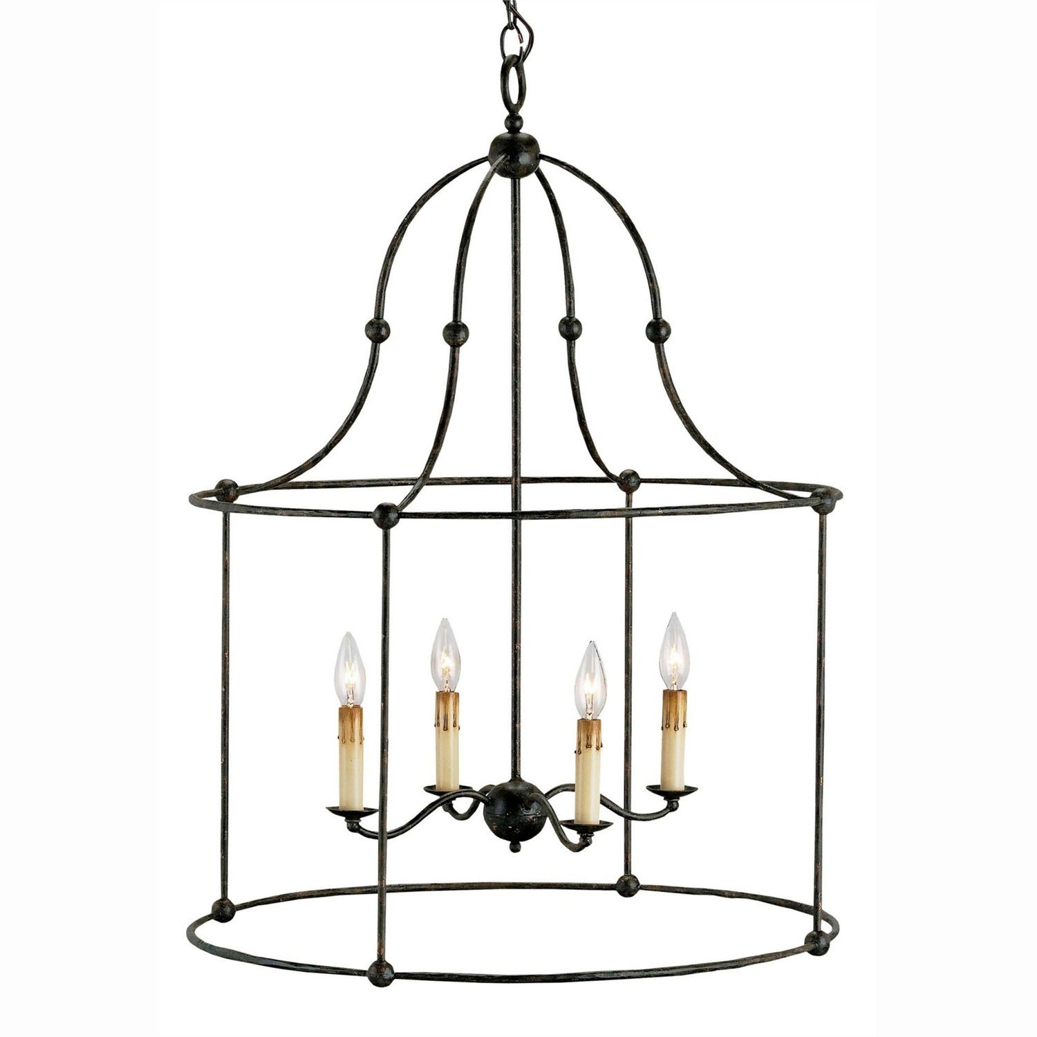 Currey and Company - 9160 - Four Light Lantern - Fitzjames Collection - Mayfair