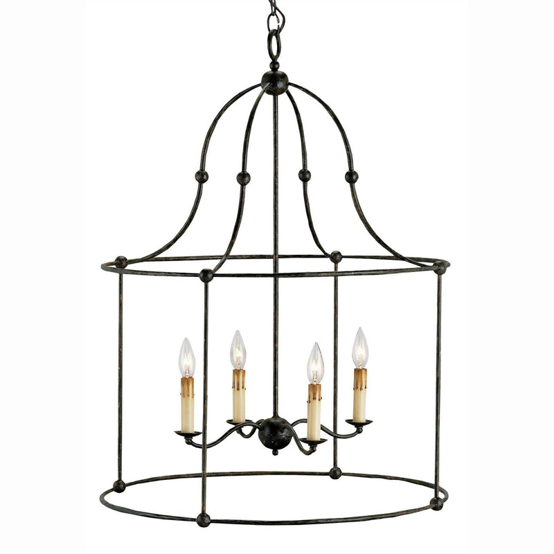 Currey and Company - 9160 - Four Light Lantern - Fitzjames Collection - Mayfair