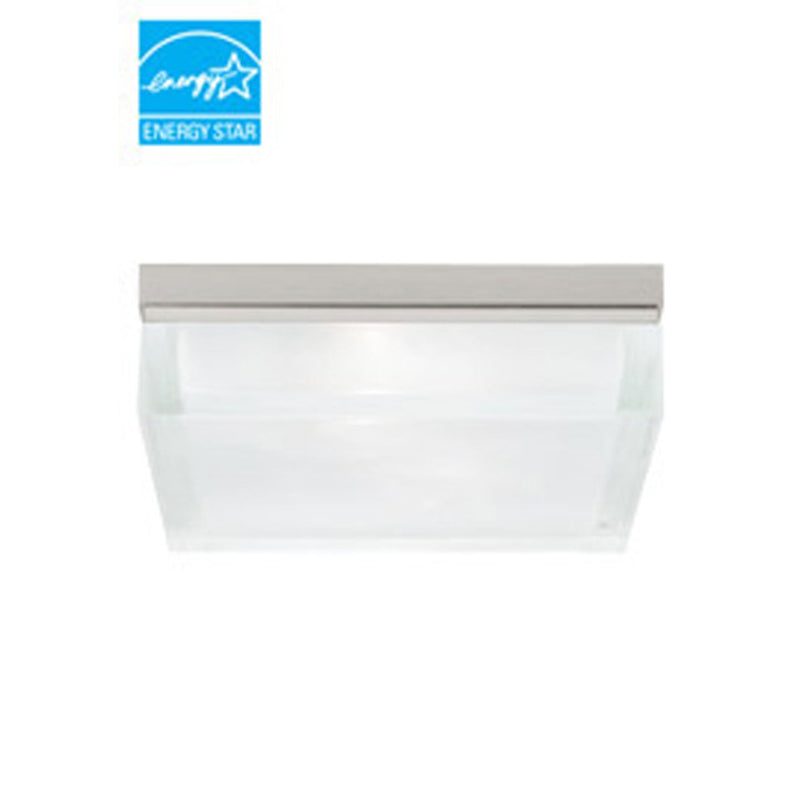 Visual Comfort Modern - 700BXLS-LED - LED Flush Mount - Boxie - Satin Nickel