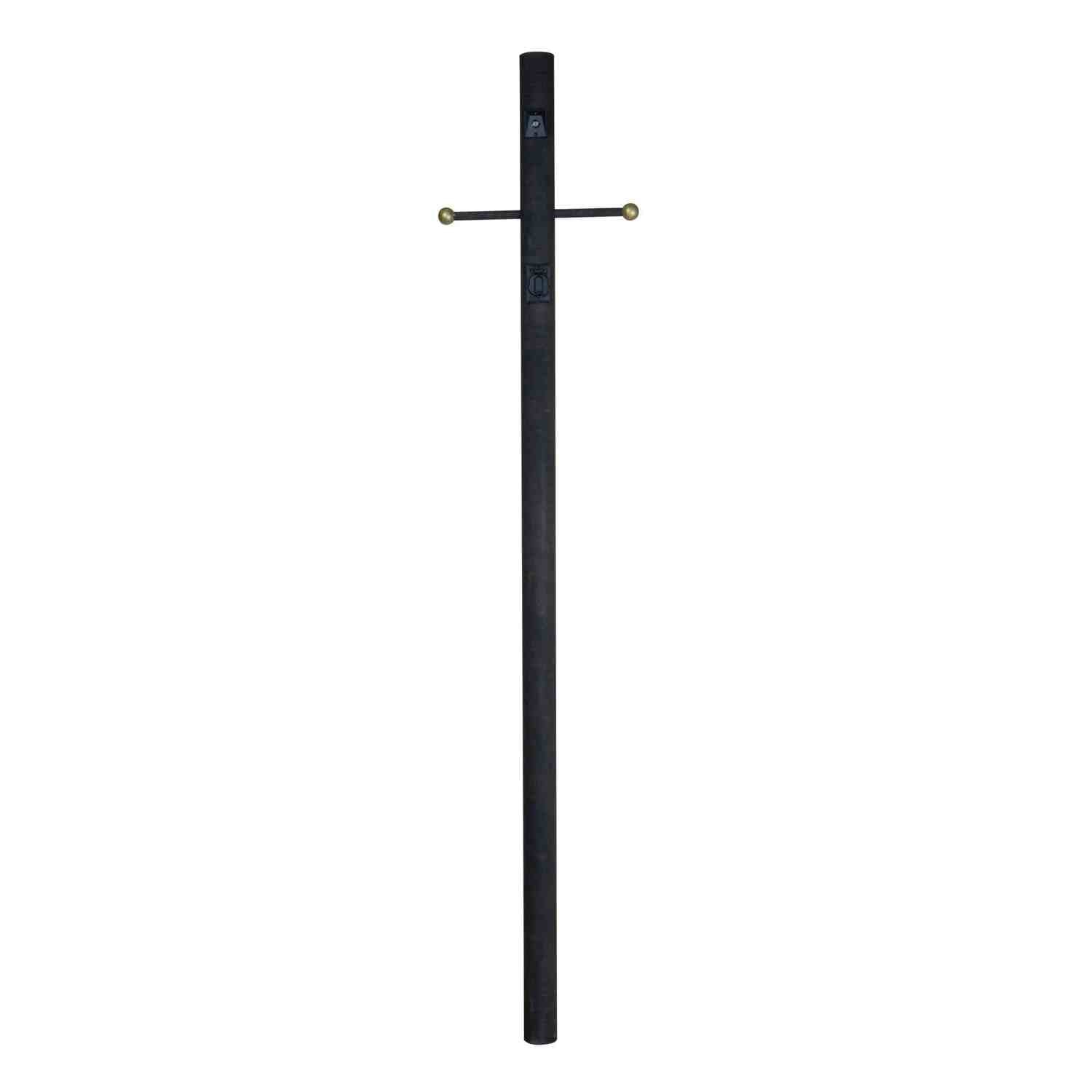 Craftmade - Z8794-TB - Post - Smooth Direct Burial - Textured Black