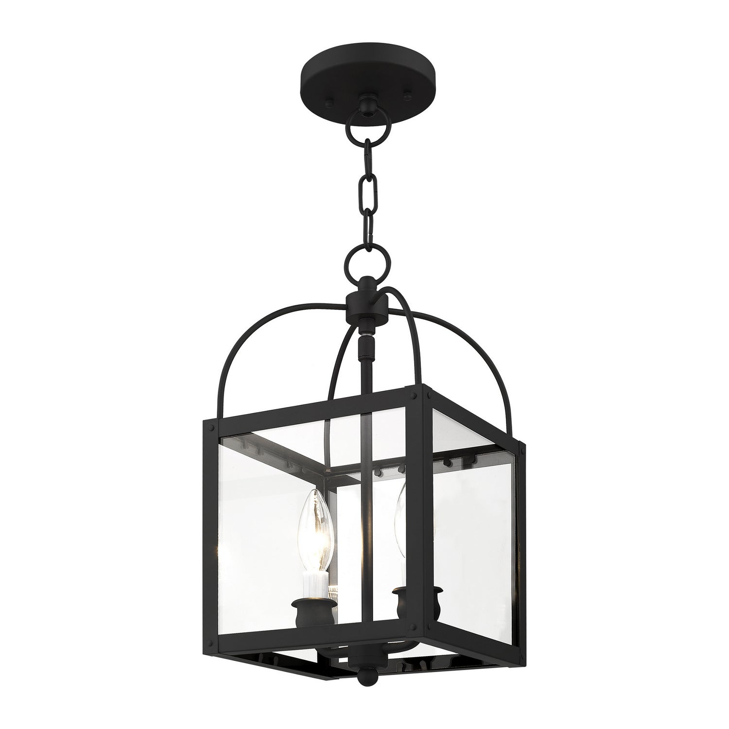 Livex Lighting - 4041-04 - Two Light Mini Pendant/Ceiling Mount - Milford - Black