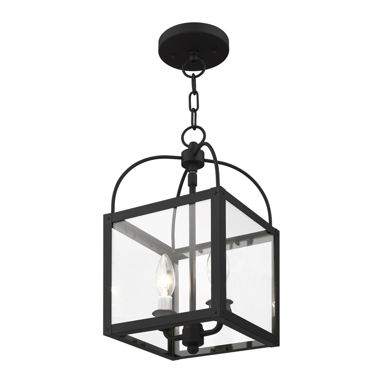 Livex Lighting - 4041-04 - Two Light Mini Pendant/Ceiling Mount - Milford - Black