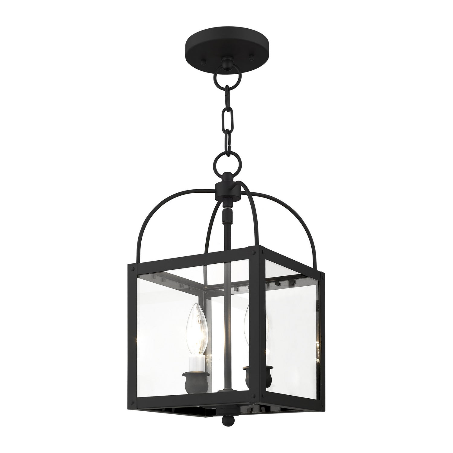 Livex Lighting - 4041-04 - Two Light Mini Pendant/Ceiling Mount - Milford - Black
