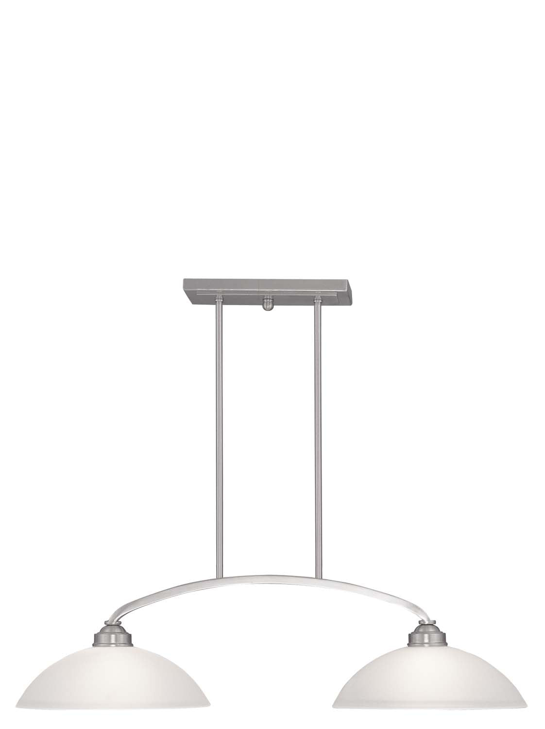 Livex Lighting - 4222-91 - Two Light Billiard/Island - Somerset - Brushed Nickel