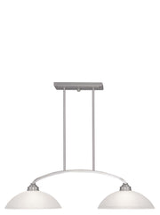 Livex Lighting - 4222-91 - Two Light Billiard/Island - Somerset - Brushed Nickel