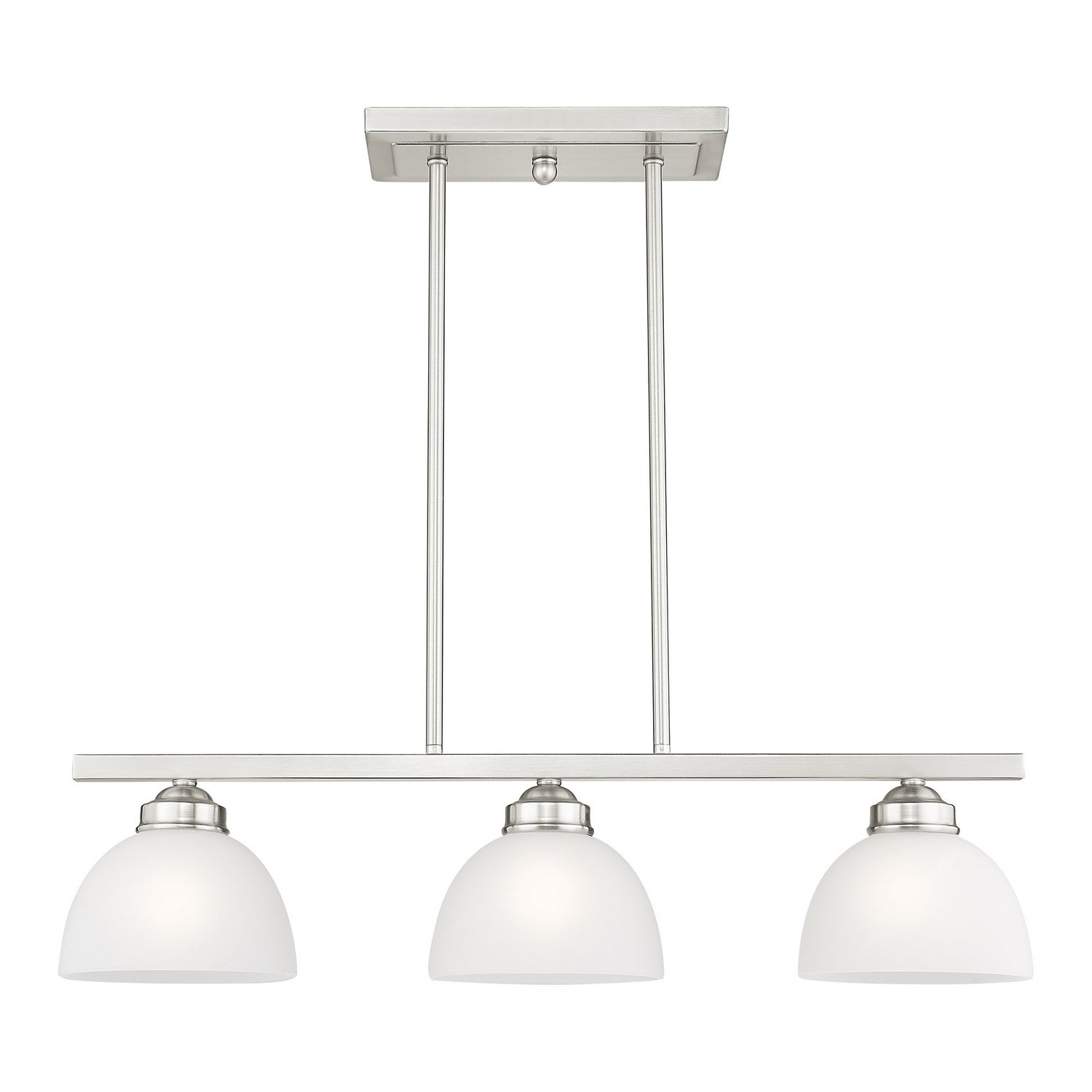 Livex Lighting - 4226-91 - Three Light Island Pendant - Somerset - Brushed Nickel