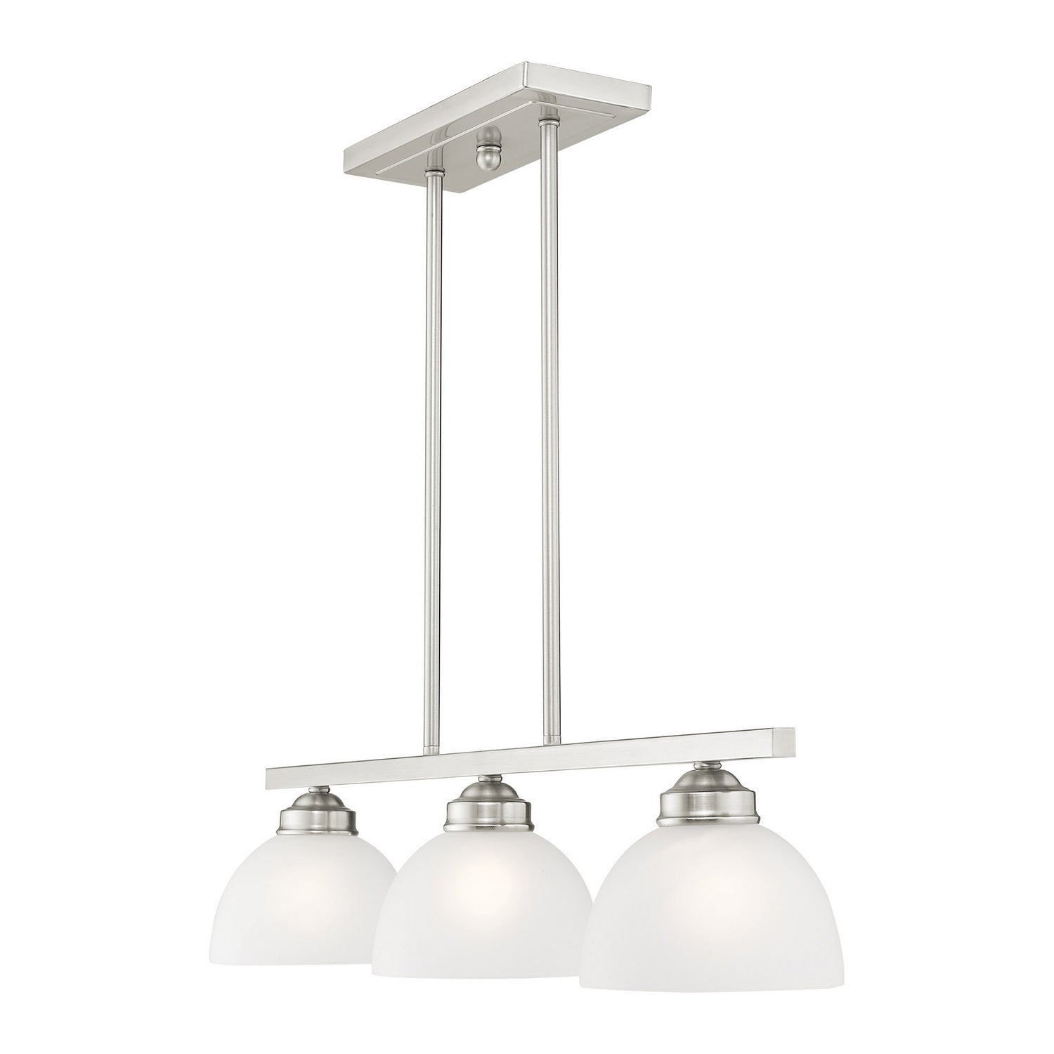 Livex Lighting - 4226-91 - Three Light Island Pendant - Somerset - Brushed Nickel