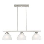 Livex Lighting - 4226-91 - Three Light Island Pendant - Somerset - Brushed Nickel