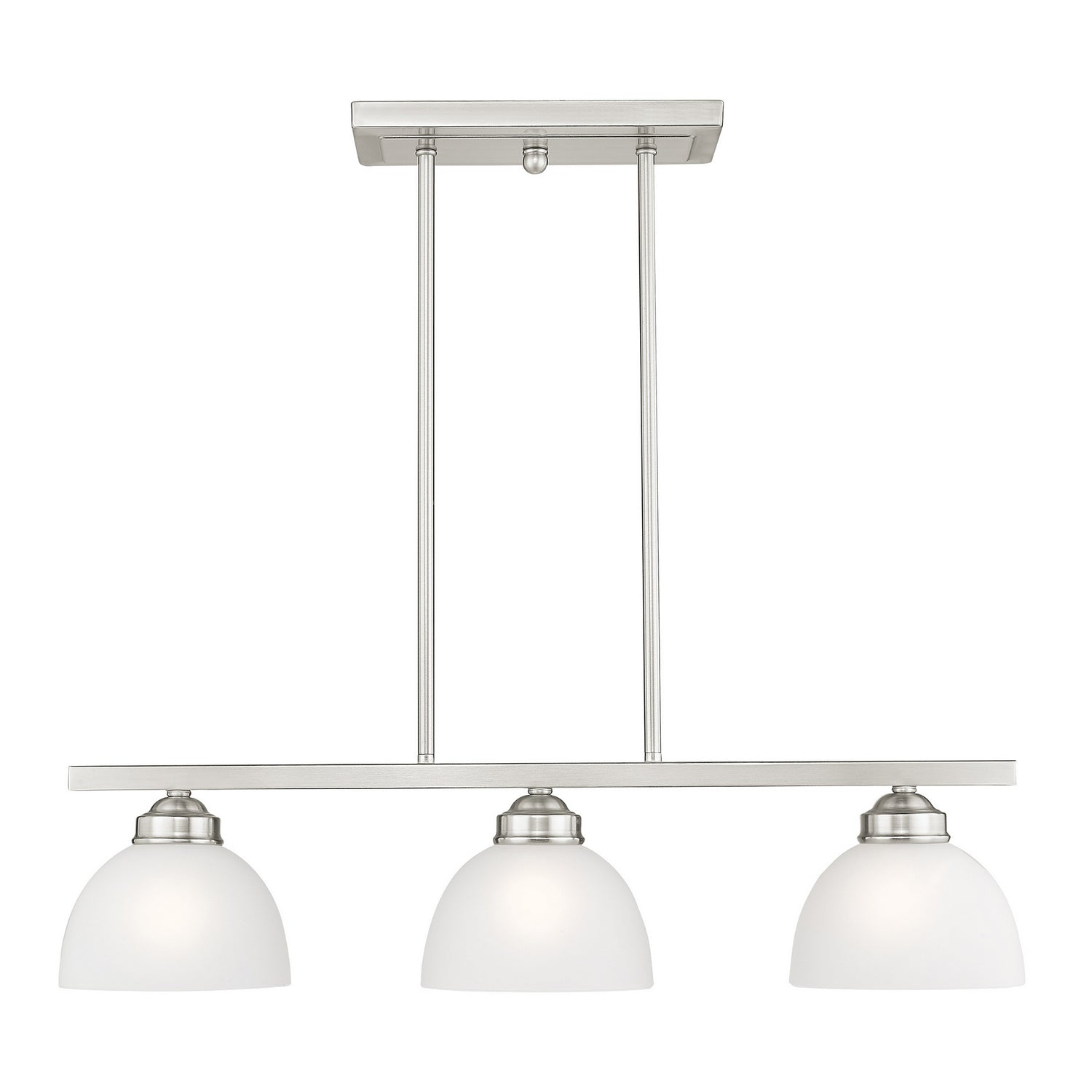 Livex Lighting - 4226-91 - Three Light Island Pendant - Somerset - Brushed Nickel