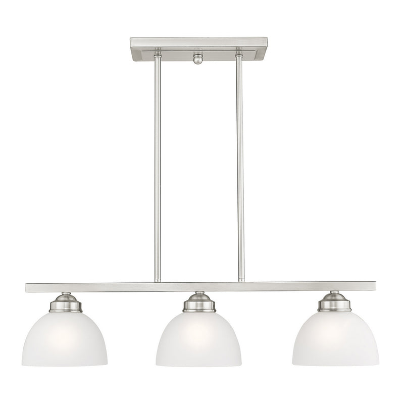 Livex Lighting - 4226-91 - Three Light Island Pendant - Somerset - Brushed Nickel
