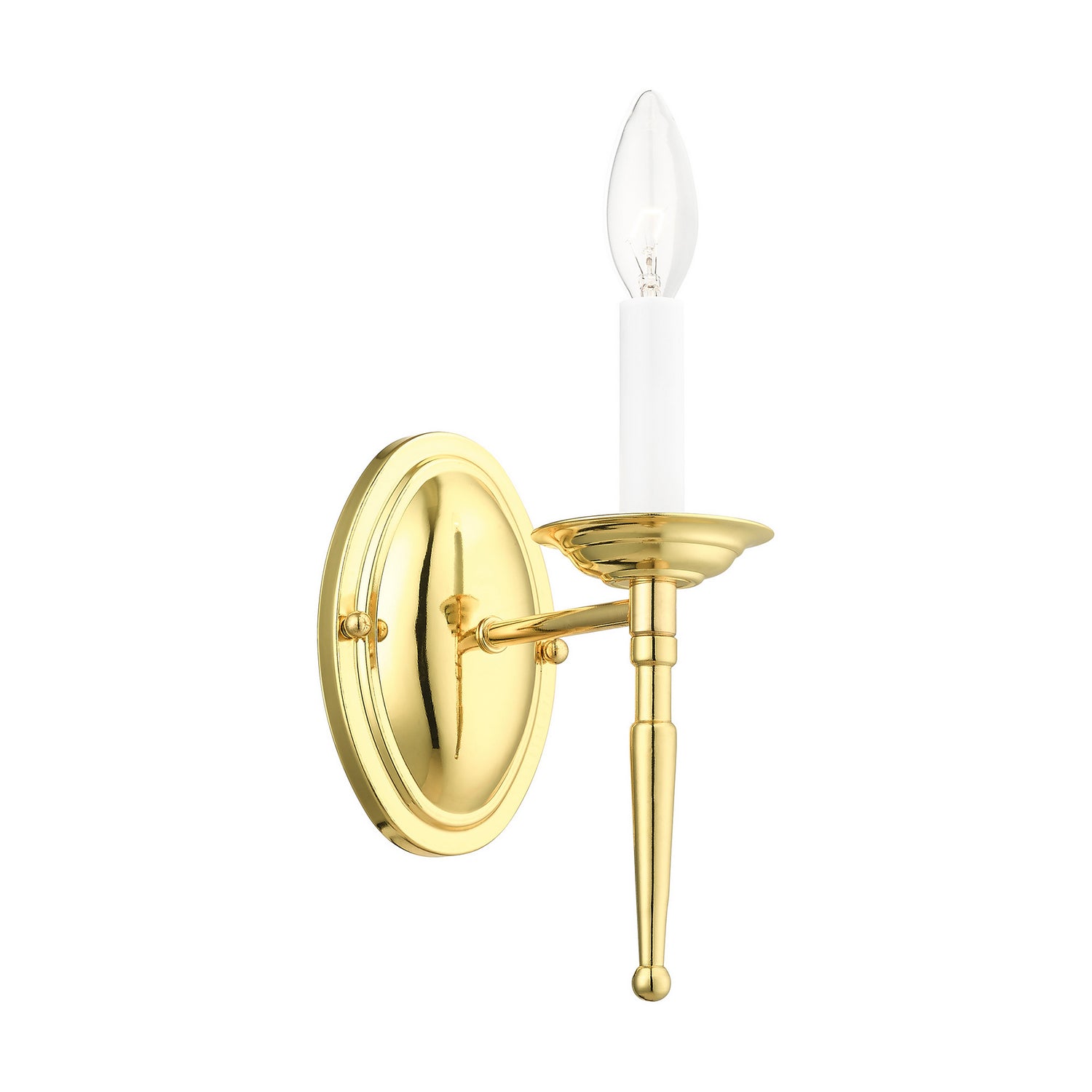 Livex Lighting - 5121-02 - One Light Wall Sconce - Williamsburgh - Polished Brass