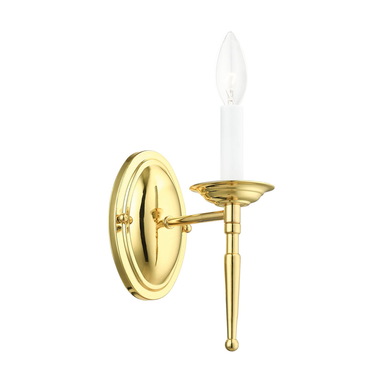 Livex Lighting - 5121-02 - One Light Wall Sconce - Williamsburgh - Polished Brass