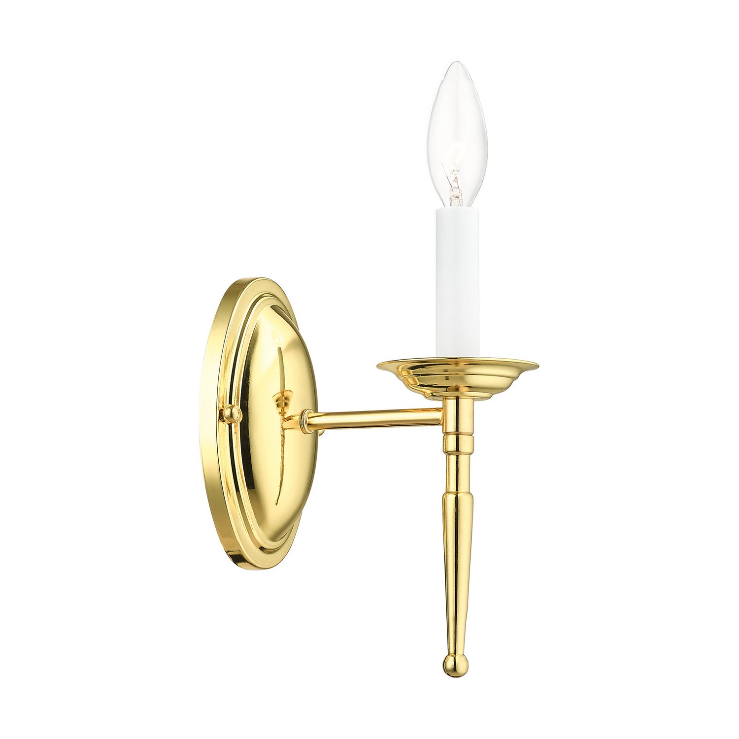 Livex Lighting - 5121-02 - One Light Wall Sconce - Williamsburgh - Polished Brass