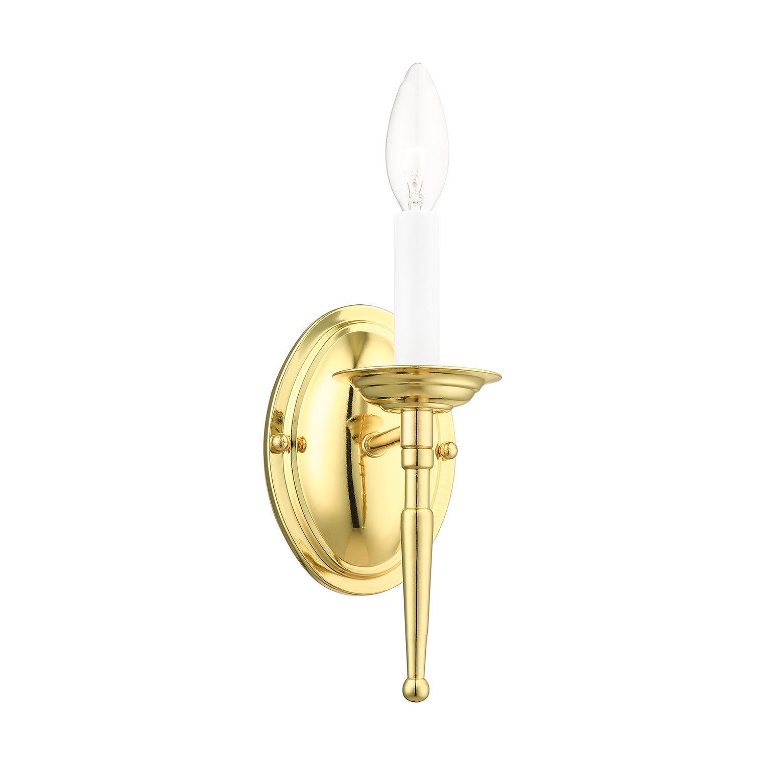 Livex Lighting - 5121-02 - One Light Wall Sconce - Williamsburgh - Polished Brass