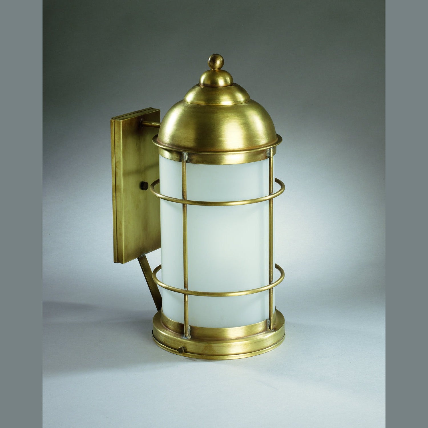 Northeast Lantern - 3531-AB-MED-FST - One Light Wall Mount - Nautical - Antique Brass