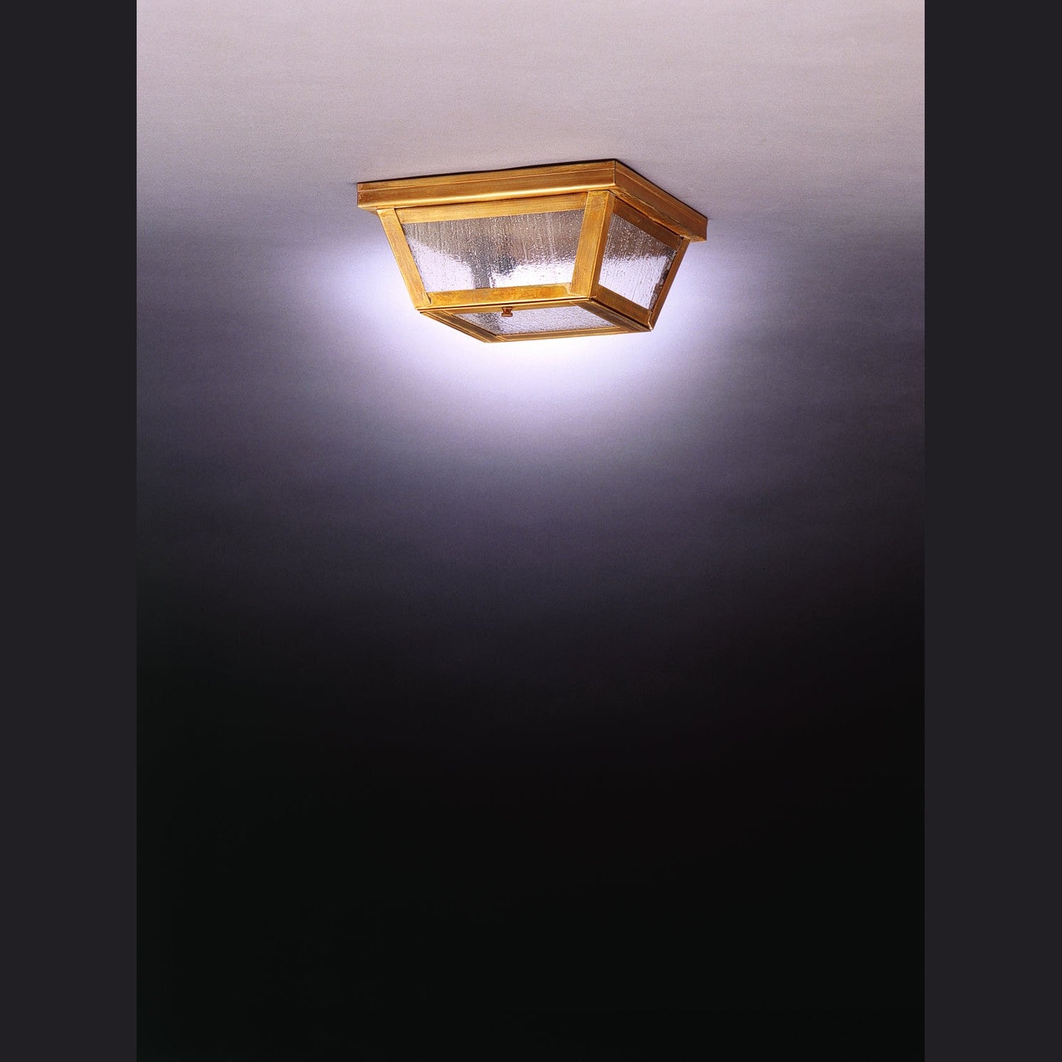Northeast Lantern - 4104-AB-MED-SMG - One Light Flush Mount - Flush Mount - Antique Brass