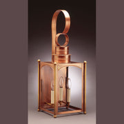 Northeast Lantern - 5251-AC-LT3-CLR - Three Light Wall Fixture - Suffolk - Antique Copper