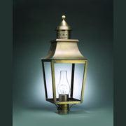 Northeast Lantern - 5553-DAB-CIM-CLR - One Light Post Mount - Sharon - Dark Antique Brass