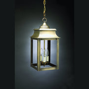 Northeast Lantern - 5632-AB-LT3-CLR - Three Light Hanging Lantern - Concord - Antique Brass