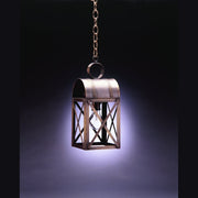 Northeast Lantern - 6032-DB-MED-CLR - One Light Hanging Lantern - Adams - Dark Brass