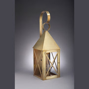 Northeast Lantern - 7051-AB-CIM-CLR - One Light Wall Mount - York - Antique Brass