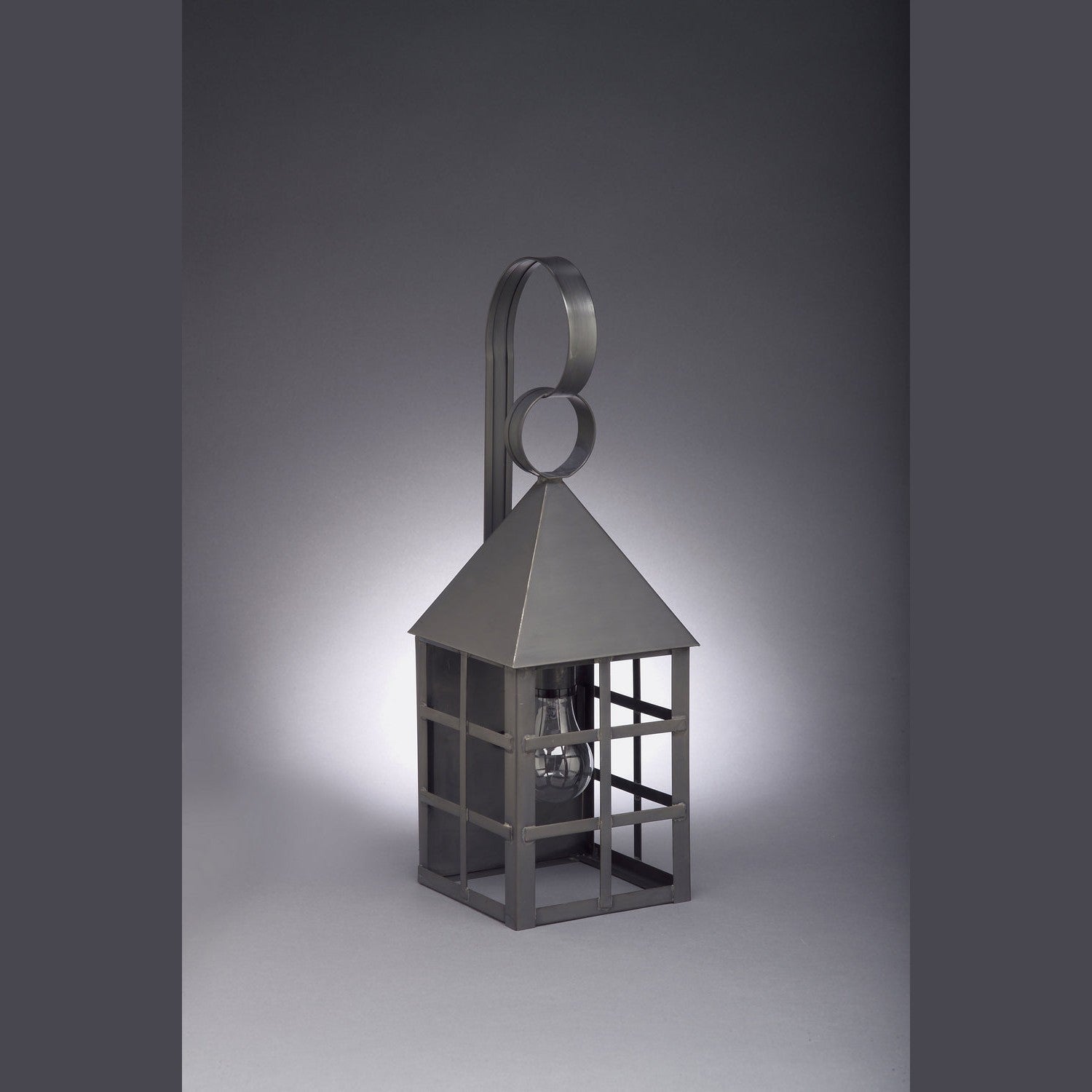 Northeast Lantern - 7131-DB-MED-CLR - One Light Wall Mount - York - Dark Brass