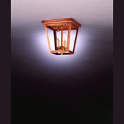 Northeast Lantern - 7324-AC-LT2-CLR - Two Light Flush Mount - Flush Mount - Antique Copper