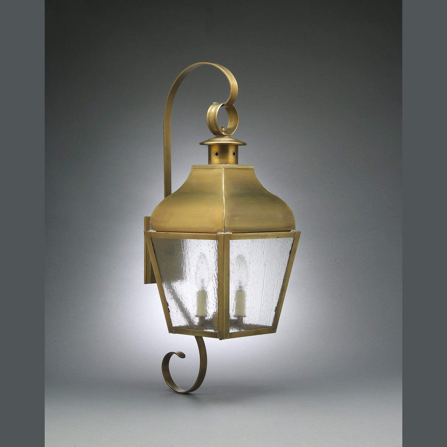 Northeast Lantern - 7638-AB-LT2-SMG - Two Light Wall Mount - Stanfield - Antique Brass