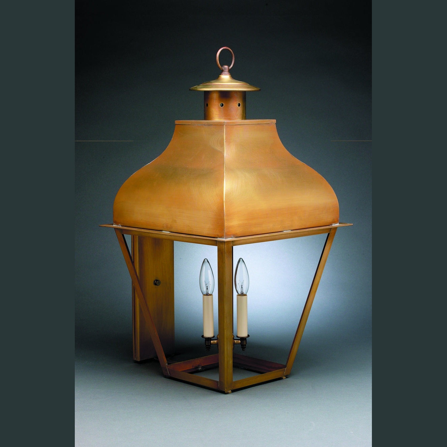 Northeast Lantern - 7651-AB-LT3-CLR - Three Light Wall Mount - Stanfield - Antique Brass