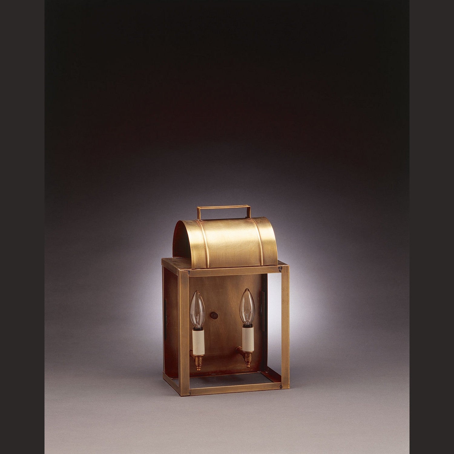 Northeast Lantern - 8021-AB-LT2-CLR - Two Light Wall Mount - Livery - Antique Brass