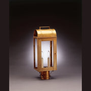 Northeast Lantern - 8033-AB-LT2-CLR - Two Light Post Mount - Livery - Antique Brass