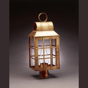 Northeast Lantern - 8143-AB-CIM-CLR - One Light Post Mount - Lynn - Antique Brass