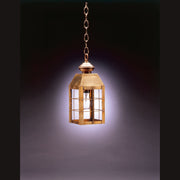 Northeast Lantern - 8312-AB-MED-CLR - One Light Hanging Lantern - Woodcliffe - Antique Brass
